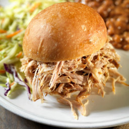 Tar Heel Pulled Pork Sandwiches with Slaw and Vinegar Sauce
