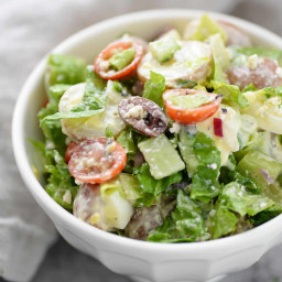Tarpon Springs Greek Salad with Potato Salad