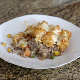 Tater Tot Casserole, Slow Cooker or Oven