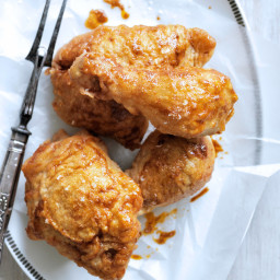 Tea-Brined and Double-Fried Hot Chicken