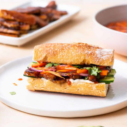 Tempeh Banh Mi with Quick-Pickled Carrots and Onions