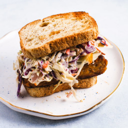 Tempeh Reuben Sandwich (vegan, gluten-free)