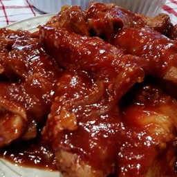 ~ Tender Cider Barbecued Country Ribs ~