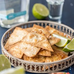 Tequila Lime Baked Tortilla Chips