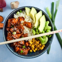 Teriyaki Cauliflower Rice Bowls