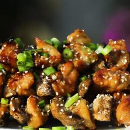 Teriyaki Chicken And Mushroom Skewers Recipe by Tasty