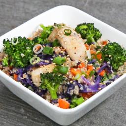 Teriyaki Chicken Cauliflower Rice Bowl Recipe by Tasty