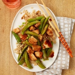 Teriyaki Chicken with Rice and Vegetables