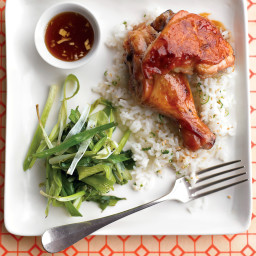 Teriyaki Chicken with Roasted Scallions