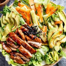 Teriyaki Glazed Chicken Salad