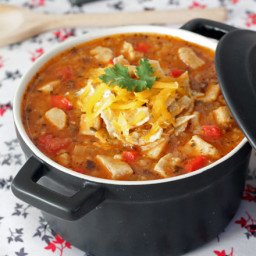 Tex-Mex Chicken and Rice Soup