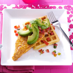 Tex-Mex Chicken and Waffles
