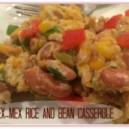 Tex-Mex Rice and Bean Casserole-5 WW Points+