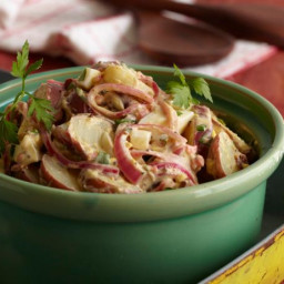 Texas-Style Potato Salad with Mustard and Pickled Red Onions