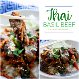 Thai Basil Beef {Pad Gra Prow}