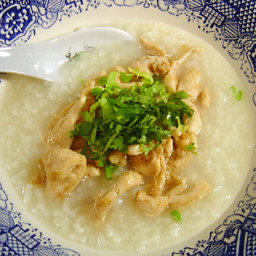 Thai Chicken and Rice Soup - Kao Tom Gai