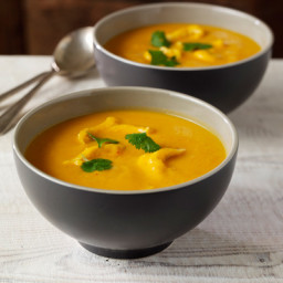 Thai chicken and sweet potato soup