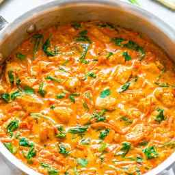 Thai Chicken Coconut Curry (Red Curry Recipe)