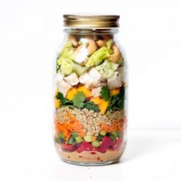 Thai Chicken Quinoa Salad with Peanut Dressing