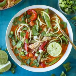 Thai Chicken Zoodle Soup.