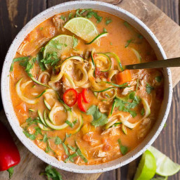 Thai Chicken Zoodle Soup