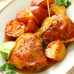 Thai Coconut-Braised Chicken and Potatoes