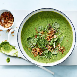 Thai Coconut, Broccoli and Coriander Soup recipe | Epicurious.com