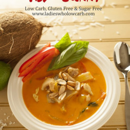 Thai Coconut Red Curry Low Carb