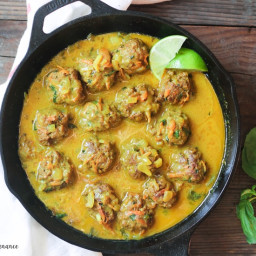 Thai Curry Beef Meatballs