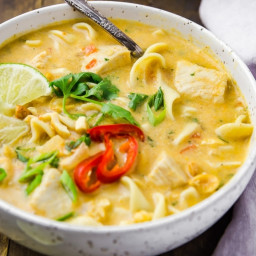 Thai Curry Chicken Noodle Soup