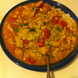 Thai Curry Chicken w/ Sweet Red Peppers