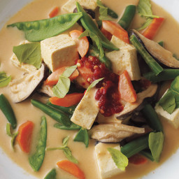 Thai Curry Vegetable and Tofu Soup