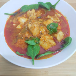Thai Pumpkin & Fish Soup