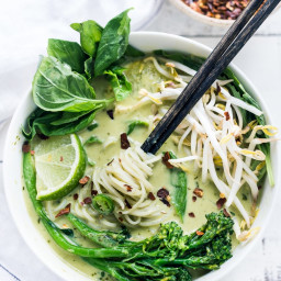 Thai Green Curry Noodle Soup