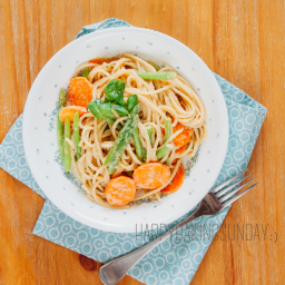 Thai Green Curry Vegetable Spaghetti