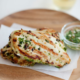 Thai Grilled Chicken with Cilantro Dipping Sauce