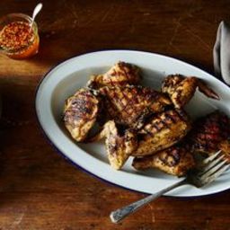 Thai Grilled Chicken with Hot and Sweet Dipping Sauce