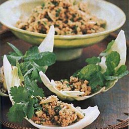 Thai Ground-Pork Salad with Mint and Cilantro