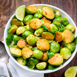 Thai Inspired Brussels Sprouts Recipe