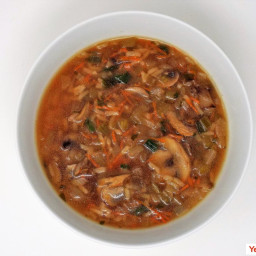 Thai Jasmine Rice and Mushroom Soup