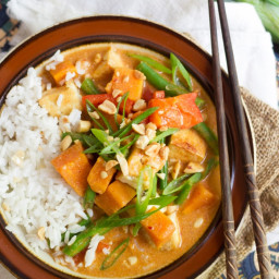 Thai Massaman Curry with Sweet Potatoes and TofuMassaman Curry Paste