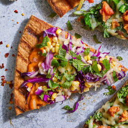 Thai Peanut and Herb Grilled Pizza
