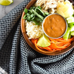 Thai Peanut Chicken and Rice Bowls — Foodborne Wellness