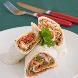 Thai Pork Burritos