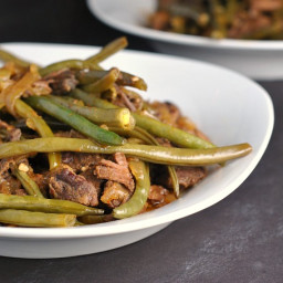 Thai Red Beef Curry with Green Beans