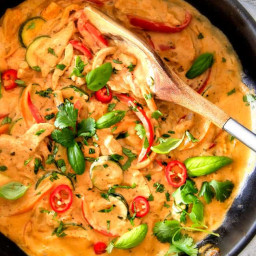 Thai Red Curry Chicken and Vegetables