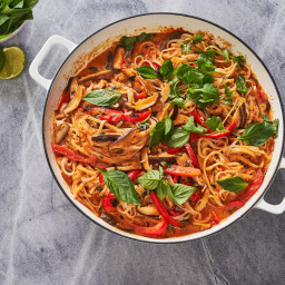 Thai Red Curry Coconut Noodles