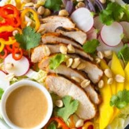 Thai Red Curry Grilled Chicken Salad