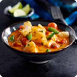 Thai red fish curry