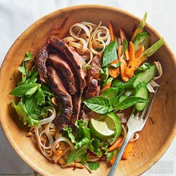 Thai Rice Noodle and Grilled Steak Salad
